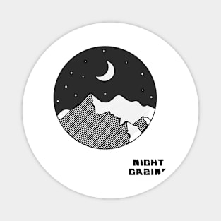 Cute Night Gazing Stargazer Magnet